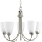 Progress Lighting Gather Collection Five-Light Chandelier P4441-09 - alternate 1